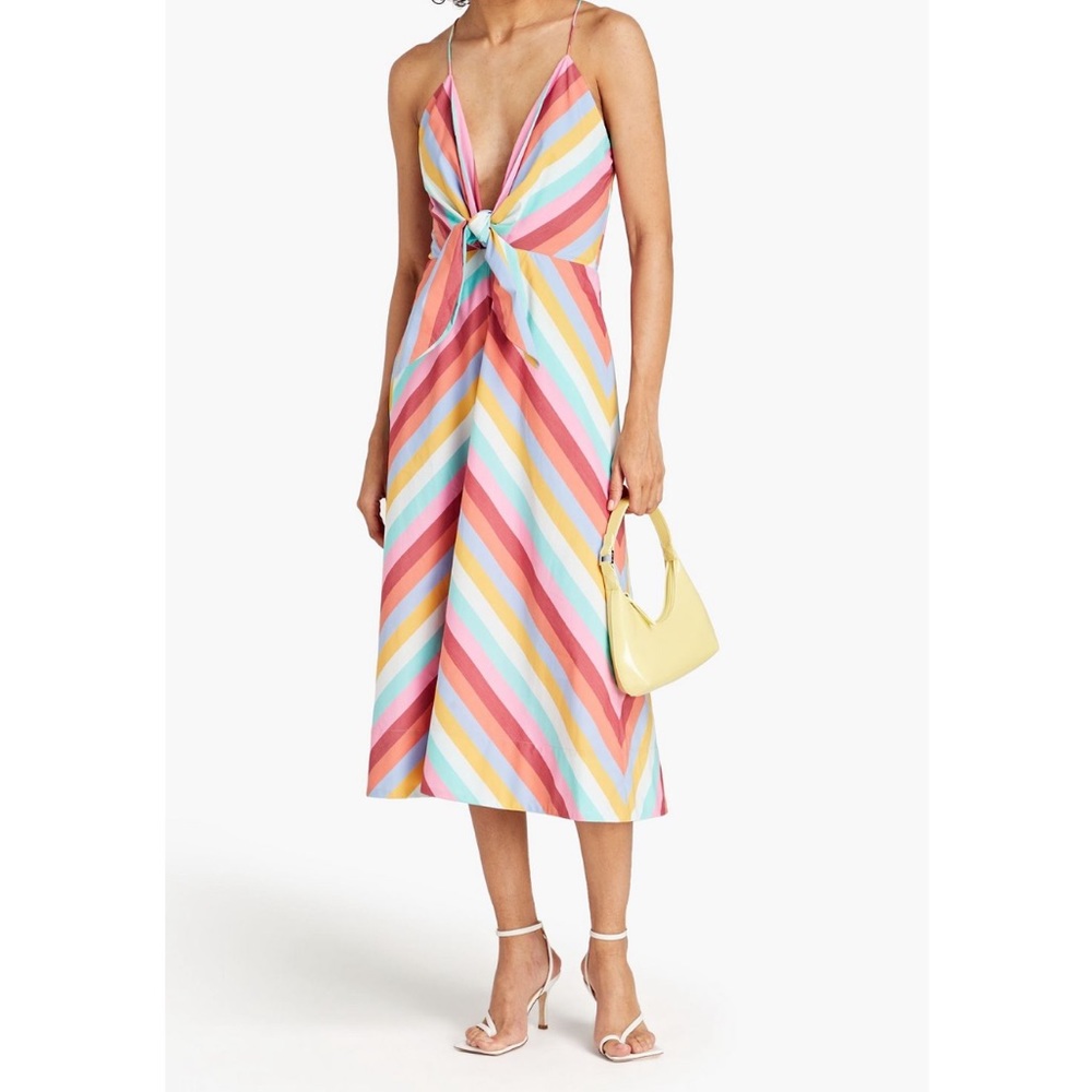 Rebecca Vallence Lolita Tie Midi Dress - Picture 2 of 6